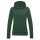 Just Hoods Női kapucnis pulóver bolyhozott belsővel AWJH001F, Bottle Green-XS