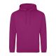 Just Hoods Uniszex laza szabású kapucnis pulóver AWJH001, Festival Fuchsia-2XL