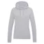 Just Hoods Női kapucnis pulóver bolyhozott belsővel AWJH001F, Heather Grey-XS