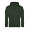 Just Hoods Uniszex laza szabású kapucnis pulóver AWJH001, Forest Green-M