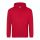 Just Hoods Uniszex laza szabású kapucnis pulóver AWJH001, Fire Red-XS