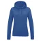 Just Hoods Női kapucnis pulóver bolyhozott belsővel AWJH001F, Royal Blue-L