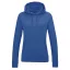 Just Hoods Női kapucnis pulóver bolyhozott belsővel AWJH001F, Royal Blue-S