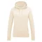Just Hoods Női kapucnis pulóver bolyhozott belsővel AWJH001F, Vanilla Milkshake-M