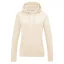 Just Hoods Női kapucnis pulóver bolyhozott belsővel AWJH001F, Vanilla Milkshake-XS