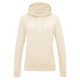 Just Hoods Női kapucnis pulóver bolyhozott belsővel AWJH001F, Vanilla Milkshake-XS