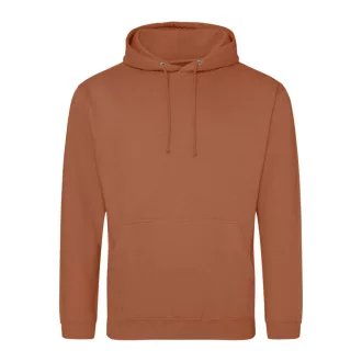   Just Hoods Uniszex laza szabású kapucnis pulóver AWJH001, Ginger Biscuit-XS
