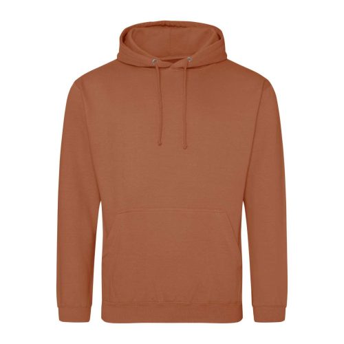 Just Hoods Uniszex laza szabású kapucnis pulóver AWJH001, Ginger Biscuit-XS