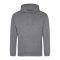 Just Hoods Uniszex laza szabású kapucnis pulóver AWJH001, Graphite Heather-3XL