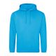 Just Hoods Uniszex laza szabású kapucnis pulóver AWJH001, Hawaiian Blue-XL