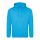 Just Hoods Uniszex laza szabású kapucnis pulóver AWJH001, Hawaiian Blue-XS
