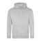 Just Hoods Uniszex laza szabású kapucnis pulóver AWJH001, Heather Grey-XS