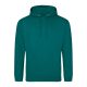 Just Hoods Uniszex laza szabású kapucnis pulóver AWJH001, Jade-L