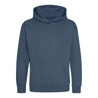   Just Hoods Gyerek kapucnis pulóver AWJH001J, Airforce Blue-5/6