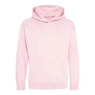Just Hoods Gyerek kapucnis pulóver AWJH001J, Baby Pink-5/6