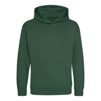   Just Hoods Gyerek kapucnis pulóver AWJH001J, Bottle Green-5/6