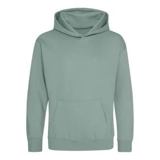   Just Hoods Gyerek kapucnis pulóver AWJH001J, Dusty Green-5/6