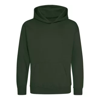   Just Hoods Gyerek kapucnis pulóver AWJH001J, Forest Green-5/6
