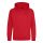 Just Hoods Gyerek kapucnis pulóver AWJH001J, Fire Red-1/2