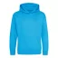 Just Hoods Gyerek kapucnis pulóver AWJH001J, Hawaiian Blue-9/11