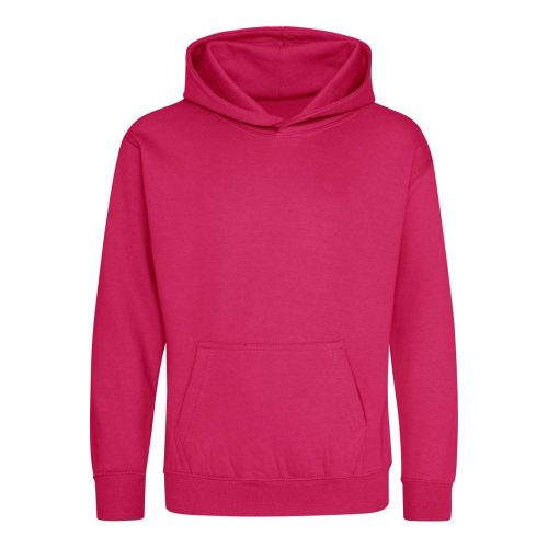 Just Hoods Gyerek kapucnis pulóver AWJH001J, Hot Pink-7/8
