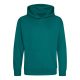 Just Hoods Gyerek kapucnis pulóver AWJH001J, Jade-1/2