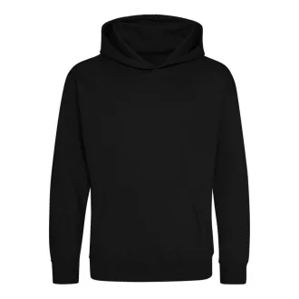 Just Hoods Gyerek kapucnis pulóver AWJH001J, Jet Black-5/6