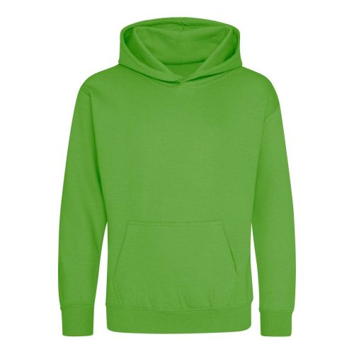 Just Hoods Gyerek kapucnis pulóver AWJH001J, Lime Green-1/2