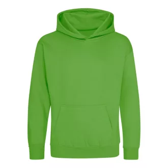 Just Hoods Gyerek kapucnis pulóver AWJH001J, Lime Green-5/6
