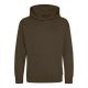Just Hoods Gyerek kapucnis pulóver AWJH001J, Olive Green-5/6