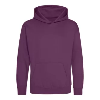 Just Hoods Gyerek kapucnis pulóver AWJH001J, Plum-5/6