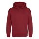 Just Hoods Gyerek kapucnis pulóver AWJH001J, Red Hot Chilli-9/11