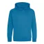 Just Hoods Gyerek kapucnis pulóver AWJH001J, Sapphire Blue-1/2