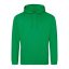 Just Hoods Uniszex laza szabású kapucnis pulóver AWJH001, Kelly Green-L