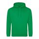 Just Hoods Uniszex laza szabású kapucnis pulóver AWJH001, Kelly Green-XS