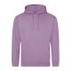 Just Hoods Uniszex laza szabású kapucnis pulóver AWJH001, Lavender-M
