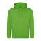Just Hoods Uniszex laza szabású kapucnis pulóver AWJH001, Lime Green-M