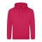 Just Hoods Uniszex laza szabású kapucnis pulóver AWJH001, Lipstick Pink-XL