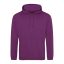 Just Hoods Uniszex laza szabású kapucnis pulóver AWJH001, Magenta Magic-S