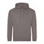 Just Hoods Uniszex laza szabású kapucnis pulóver AWJH001, Mocha Brown-3XL