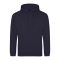 Just Hoods Uniszex laza szabású kapucnis pulóver AWJH001, New French Navy-S