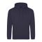 Just Hoods Uniszex laza szabású kapucnis pulóver AWJH001, Navy Smoke-2XL