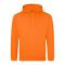 Just Hoods Uniszex laza szabású kapucnis pulóver AWJH001, Orange Crush-M