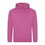 Just Hoods Uniszex laza szabású kapucnis pulóver AWJH001, Pinky Purple-L
