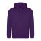 Just Hoods Uniszex laza szabású kapucnis pulóver AWJH001, Purple-3XL