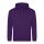 Just Hoods Uniszex laza szabású kapucnis pulóver AWJH001, Purple-XS