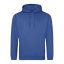 Just Hoods Uniszex laza szabású kapucnis pulóver AWJH001, Royal Blue-XS