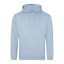 Just Hoods Uniszex laza szabású kapucnis pulóver AWJH001, Sky Blue-XS