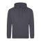 Just Hoods Uniszex laza szabású kapucnis pulóver AWJH001, Shark Grey-3XL