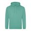 Just Hoods Uniszex laza szabású kapucnis pulóver AWJH001, Spring Green-M
